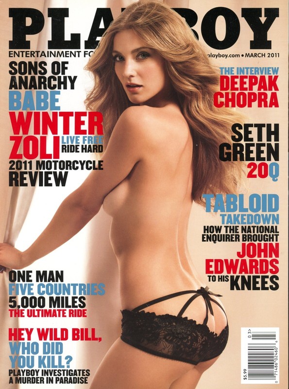PLAYBOY-Mar 2011- Winter Zolli from Sons of Anarchy; Ashley Mattingly