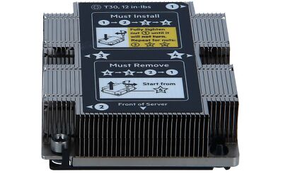 HP - 872452-001 - 1U HEATSINK FOR E PROLIANT DL360 G10 ( GEN10 ) - SCREW DOWN