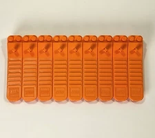 Lot of 9 LEGO Orange Brick Separator 31510 Element Separator Original Tool