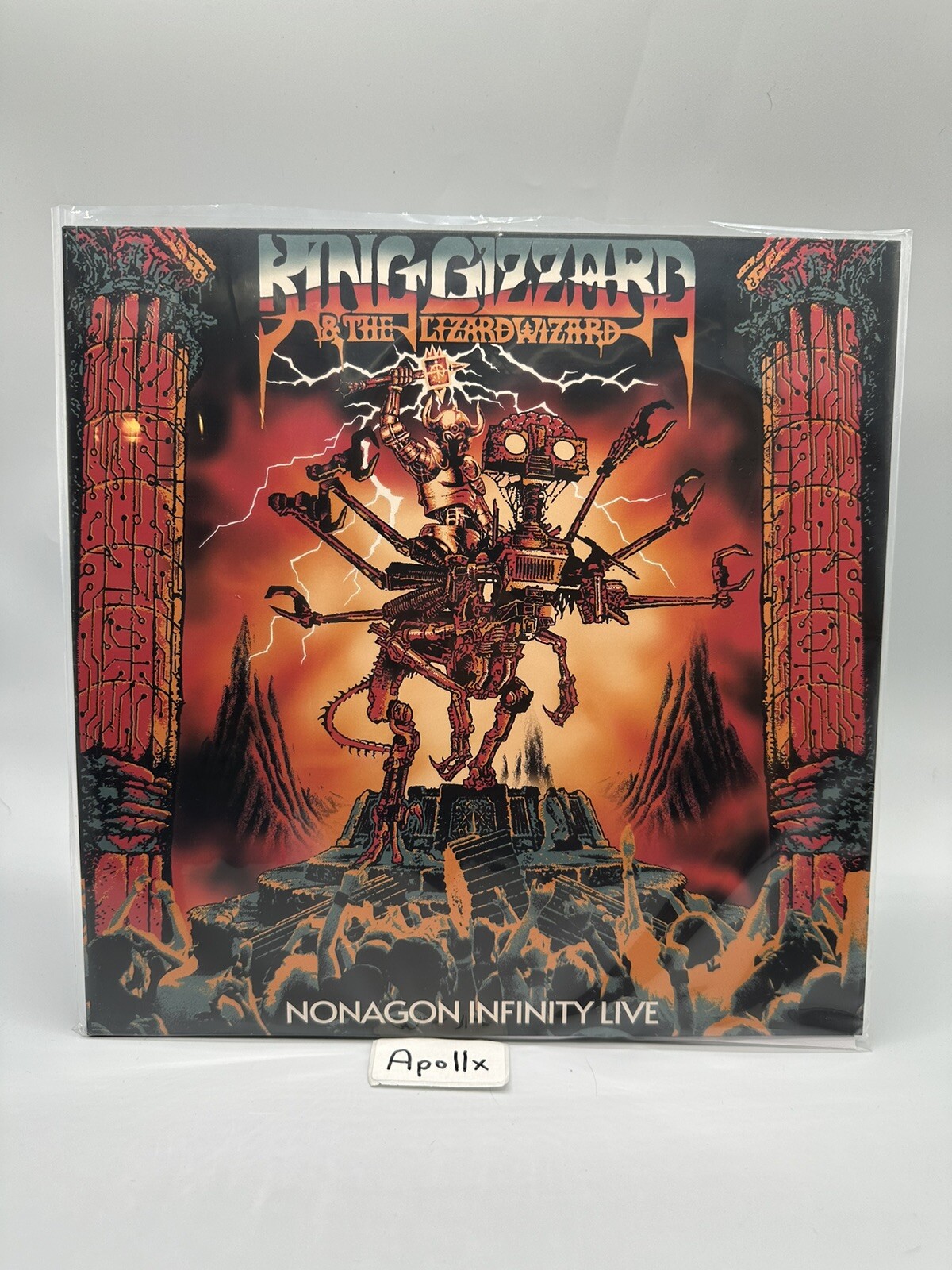 KING GIZZARD AND THE LIZARD WIZARD Nonagon Infinity Live GITD Sand ...