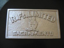 Rat Fink club plaque, hot rod 32 ford dragster barris vintage von dutch roth 