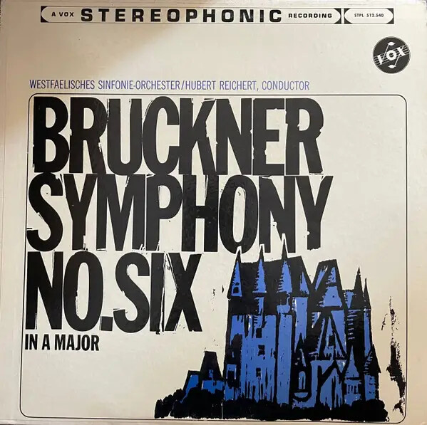 Bruckner Symphony No. Six In A Major VOX Vinyl LP | eBay