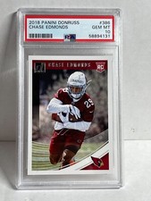 2018 Panini Donruss ROOKIE  RC PSA 10 GEM MINT CHASE EDMONDS DOLPHINS