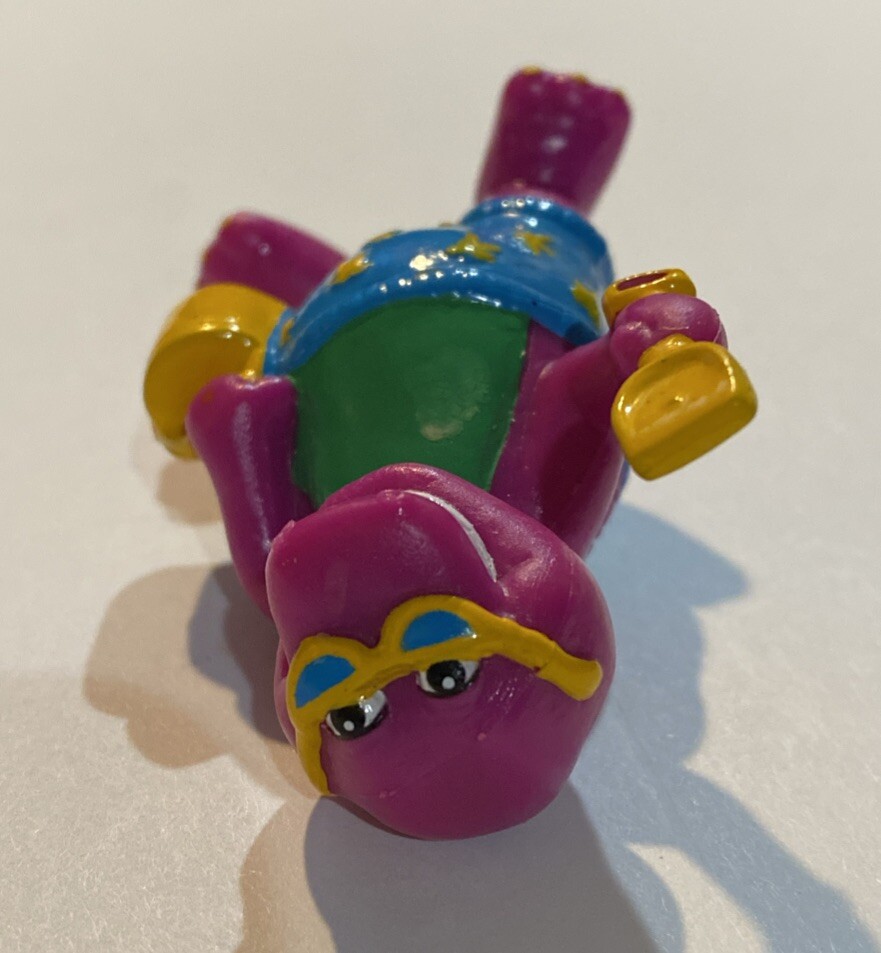 Barney and Friends 1993 Beach Barney PVC Toy Figure 2” | eBay