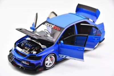 1/18 Super A Mitsubishi Lancer EVO 9 Metal Diecast Model Car Toys