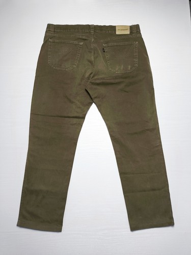 JECKERSON Jeans Uomo Toppe Alcantara Verdi Militare Cachi Taglia 40 / 54 ITA - Zdjęcie 3 z 13