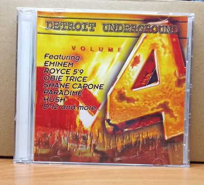 Detroit Underground Vol. 4 Cd - Eminem. D-12. Paradime. Royce Da 5'9. Obie Trice