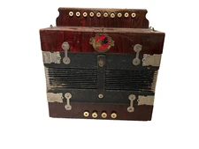 Vintage Tivoli Accordion Germany – Working, Needs Service Tuning 21-Key, 8-Bass