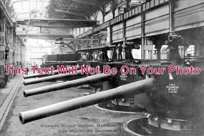 LA 6144 - Vickers Maxim Works Gun Mounting, Barrow, Lancashire c1907