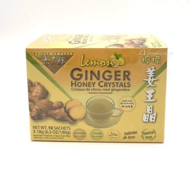 NEW Prince Of Peace Tea Instant Ginger Honey Crystals With Lemon10 Sachets eBay