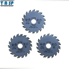 3PC Mini TCS Circular Saw knife cutting disc 54.8x11.1mm for Wood 18 teeth