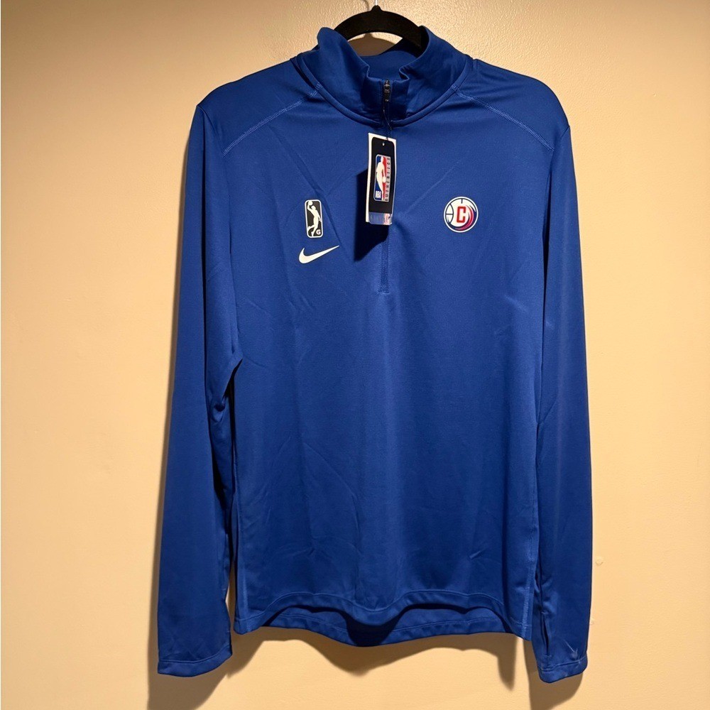 NWT Nike Dri-fit quarter zip pullover long sleeve LA CLIPPERS G LEAGUE men's thumbnail 2