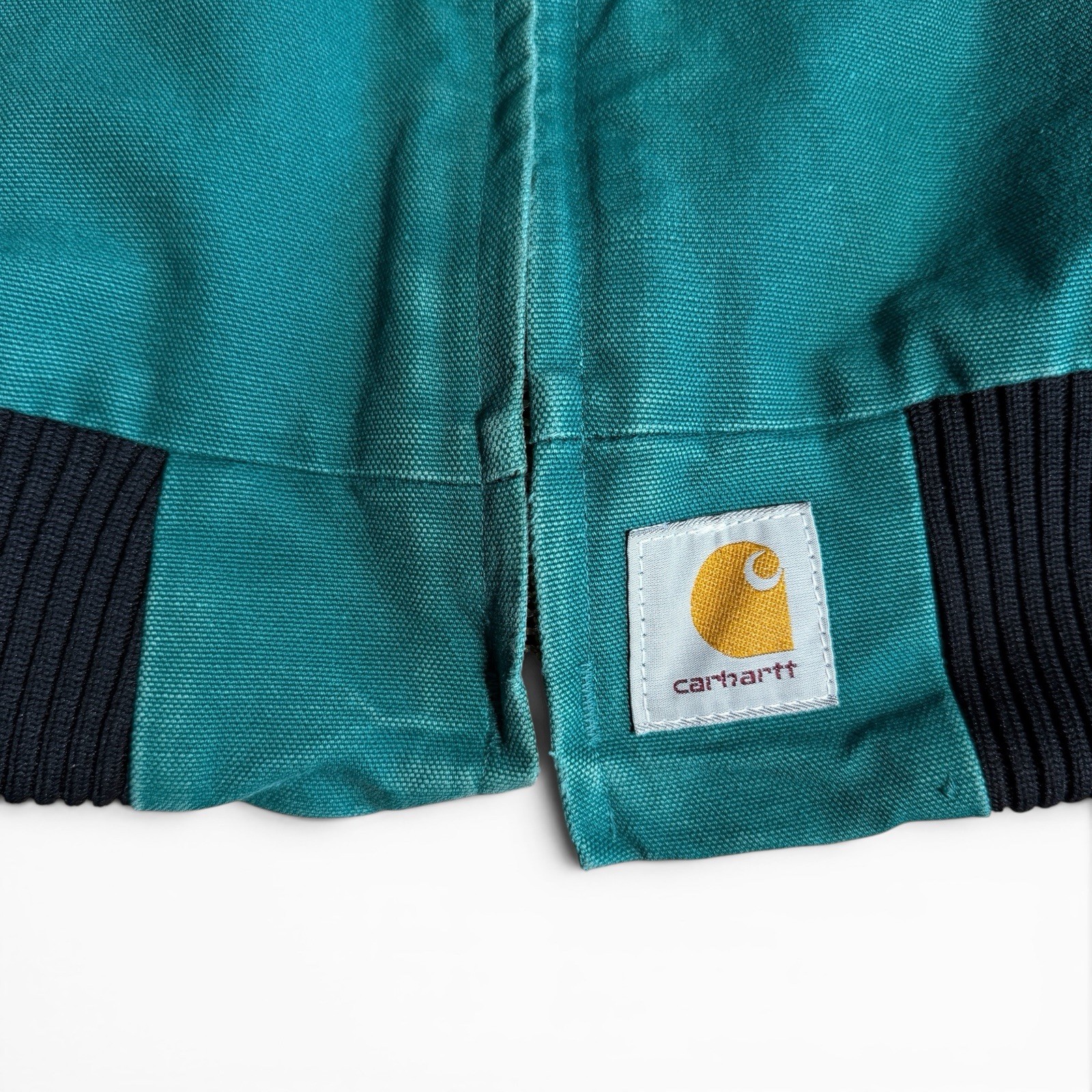 Vintage 1998-2000 Carhartt J13 AQU Aqua Blue Santa Fe Jacket Size XL image 6