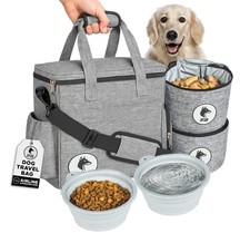 Dog Travel Bag for Supplies - Airline-Approved Backpack for Dogs - Pet Supply...