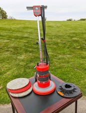 Sanitaire SC6001 Floor Machine Scrubber Buffer with Pad Driver and 3 Pads