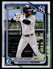 2024 Bowman Draft #BDC-107 Francisco Vilorio Chrome Refractor