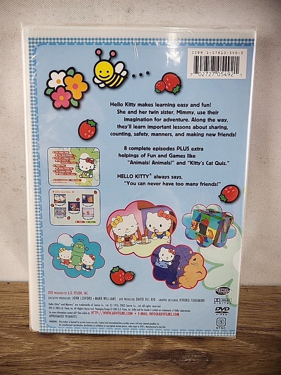 Hello Kittys Paradise - Vol. 2: Fun With Friends (DVD, 2003) for