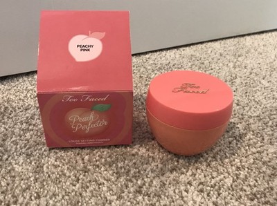 Too Faced Peach Perfector Loose Setting Powder (Peachy Pink) New