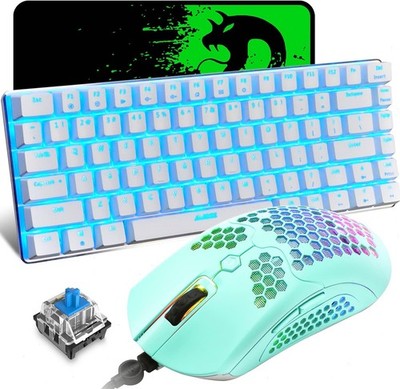 Wired Blue Switch Gaming Keyboard And Mouse Set Gaming Keyboard And Mouse Set