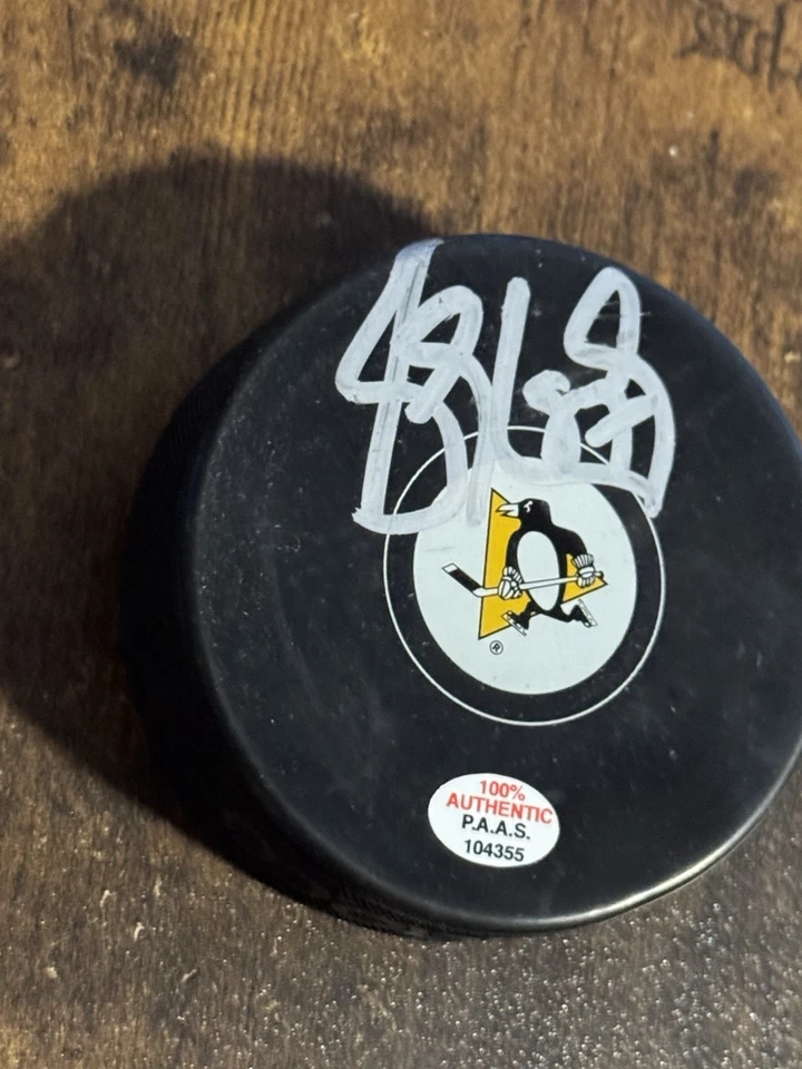 Sidney Crosby Signed Pittsburgh Penguins NHL Puck COA - Image 3 of 4