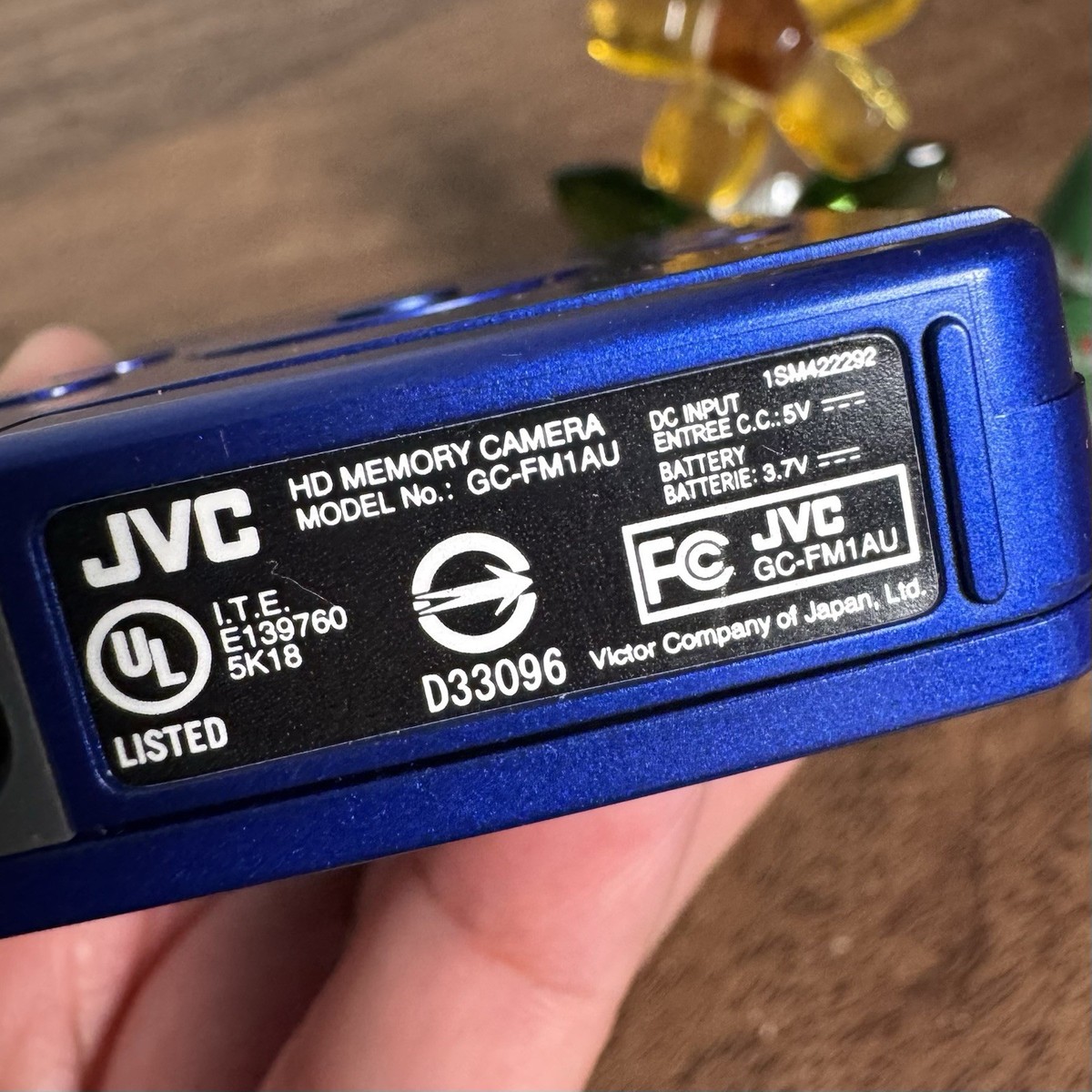 JVC GC-FM1 HD Memory Camera Blue 8.0 MP Preowned | eBay