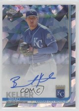 2019 Topps Chrome Sapphire Brad Keller #CSA-BK Rookie Auto RC 08jk