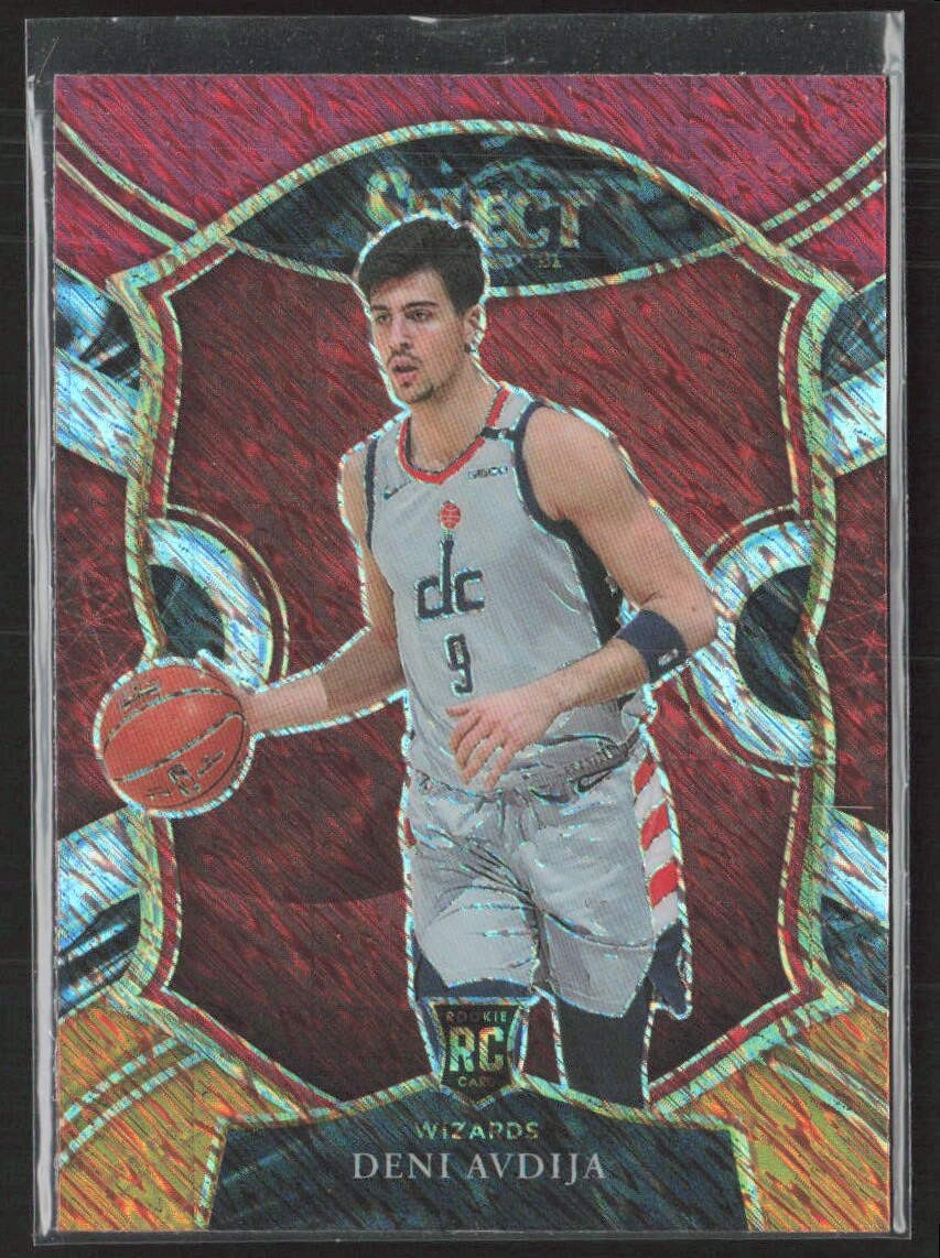 2020-21 Panini Select #69 Deni Avdija Red White Orange Shimmer RC (B2)