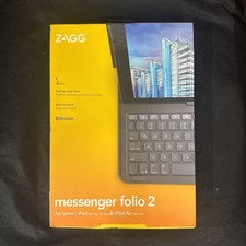 ZAGG Messenger Folio 2 Keyboard Folio/Case - Black - LOWEST PRICE on EBAY 