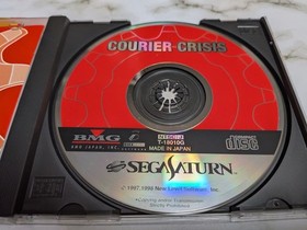 [With obi] Courier Crisis Sega Saturn Software