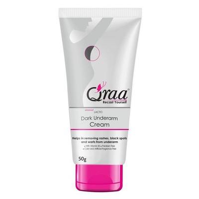Pack of 5 | Qraa Advance Lacto Dark Underarm Cream 50g | Even Tone & Brightening