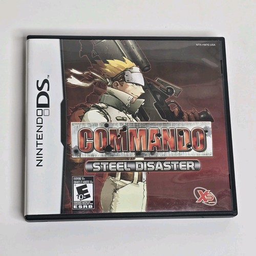 Commando: Steel Disaster Nintendo DS Authentic CIB Complete w/ Insert and Manual