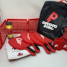 Pepper Pong Table Ping Pong 4 Paddles Net 3 Balls Carrybag Rules Shark Tank