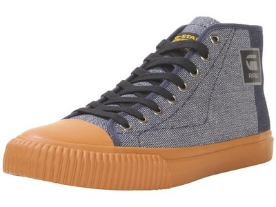 G-Star Raw Men's Meefic-MID-DNM Sneakers Mid-Top Shoes Navy