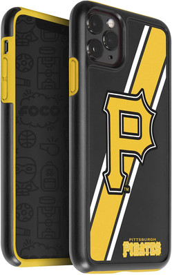 FOCO MLB Pittsburgh Pirates Hybrid for iPhone 11 Pro Max & XS Max (6.5'')