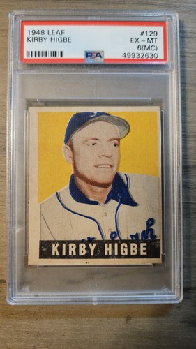 Kirby Higbe #129 1948 Leaf card