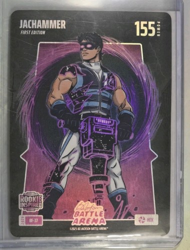 2026 Bo Jackson Battle Arena JACHAMMER Hex Foil Rookie SSP Jac Caglianone BF-37