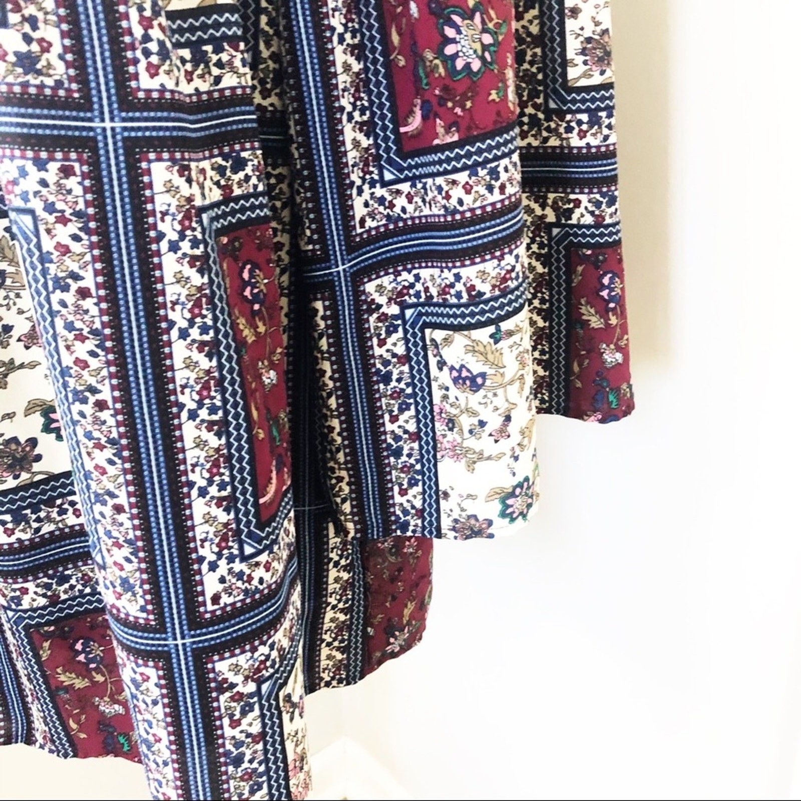 Altar’d State Boho Patchwork Patterned Dress w/ B… - image 3