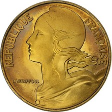 [#1276829] France, 20 Centimes, Marianne, 1998, MDP, Proof, Aluminum-Bronze, MS