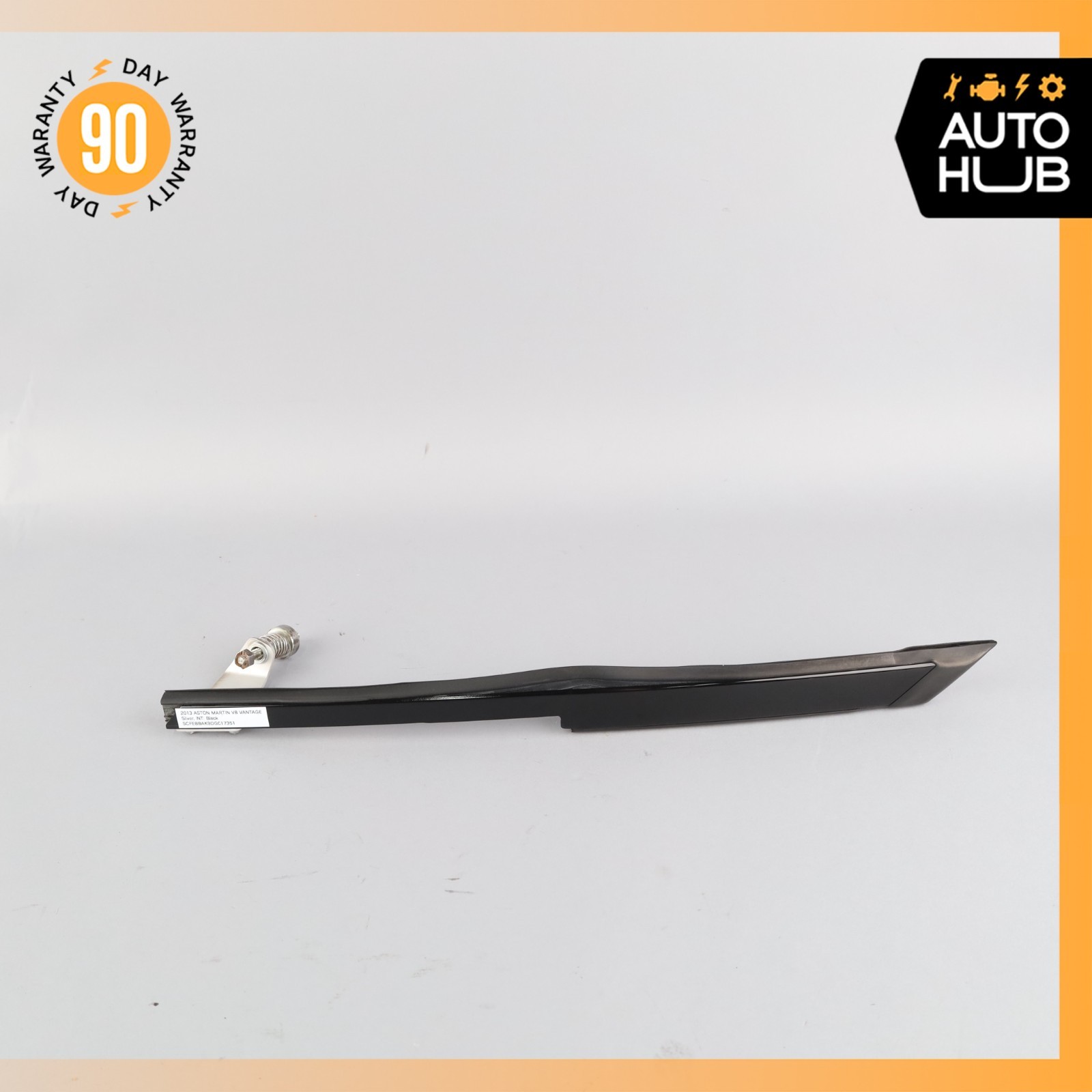 06-17 Aston Martin V8 Vantage Right Door Window Guide Channel Seal OEM