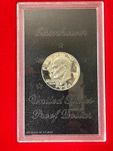 Photo of a 1974-S Eisenhower Dollar Proof from an eBay listing that sold on Jul 20, 2026