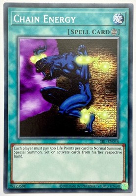 SRL-DE046 Kettenenergie - Common Unlimited Near Mint YuGiOh Karte