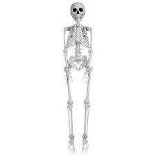 Faux Skeleton Decoration, White, 35" Halloween by Way To Celebrate Decor Outdoor