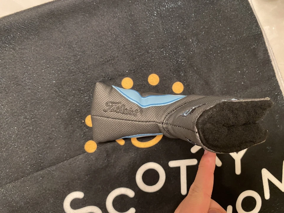 NUEVO Scotty Cameron Tour Uso Solo Azul Industrial Hoja Tiffany Putter Cubierta Foto 3 de 4