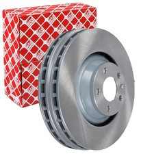 2X FEBI BREMSSCHEIBEN Ø347mm VORNE PASSEND FÜR AUDI A6