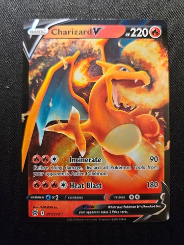 Charizard V Holo Ultra Rare SWSH09: Brilliant Stars 017/172