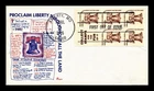 US COVER LIBERTY BELL AMERICANA SERIES BOOKLET FIRST DAY ISSUE BAZAAR CACHET