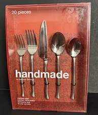 Gourmet Settings Exotique Platinum Stainless Steel Flatware 20 PC. Service For 4