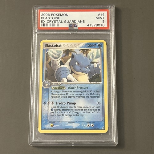 Blastoise graded PSA 9 for sale on eBay