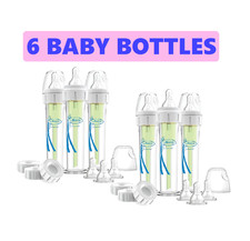 Dr. Brown's Accufeed Anti-Colic Baby Bottle with Preemie Nipple - 60cc