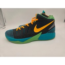 Nike Zoom I Get Buckets Night Shadow Atomic Green Mens 13 Shoes